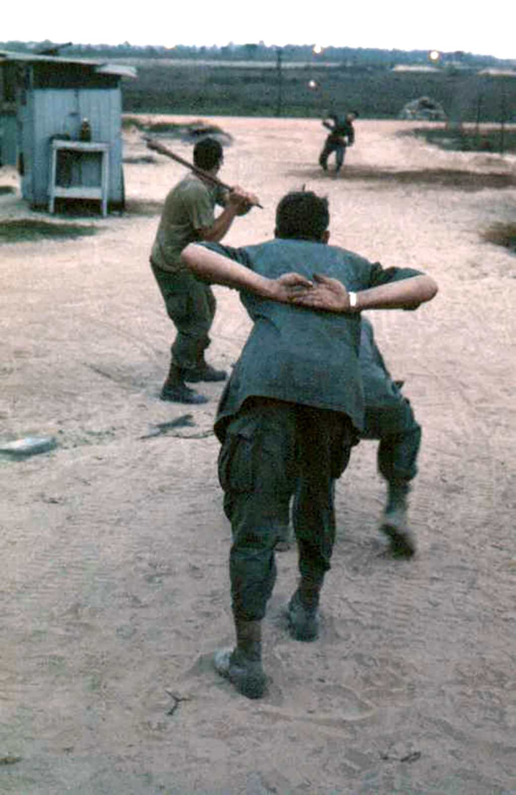 Batting practice. Landing Zone Bayonet, near Chu Lai, Vietnam.