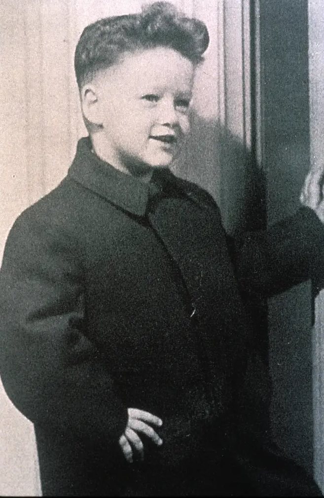 Bill Clinton as a child.