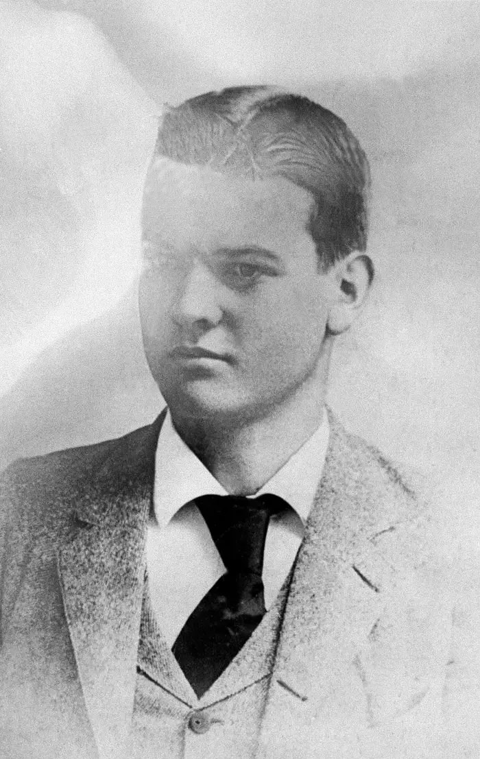 Herbert Hoover at the age of seventeen when he was attending Stanford University.