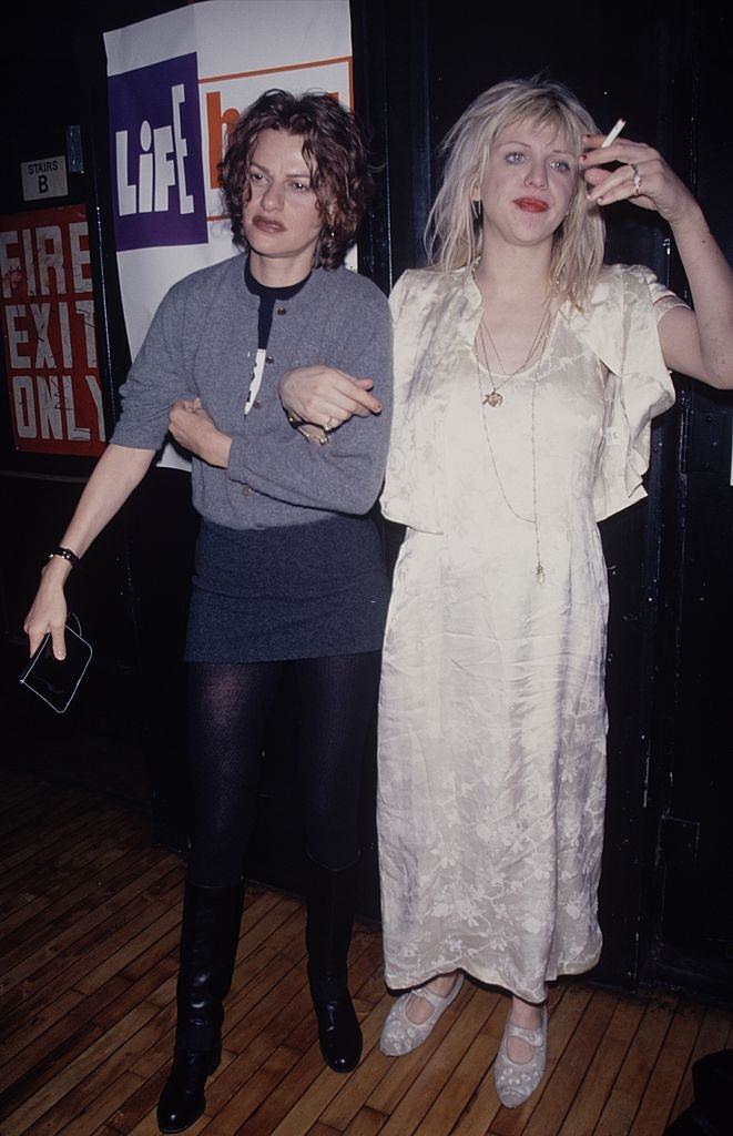 Courtney Love with Sandra Bernhard