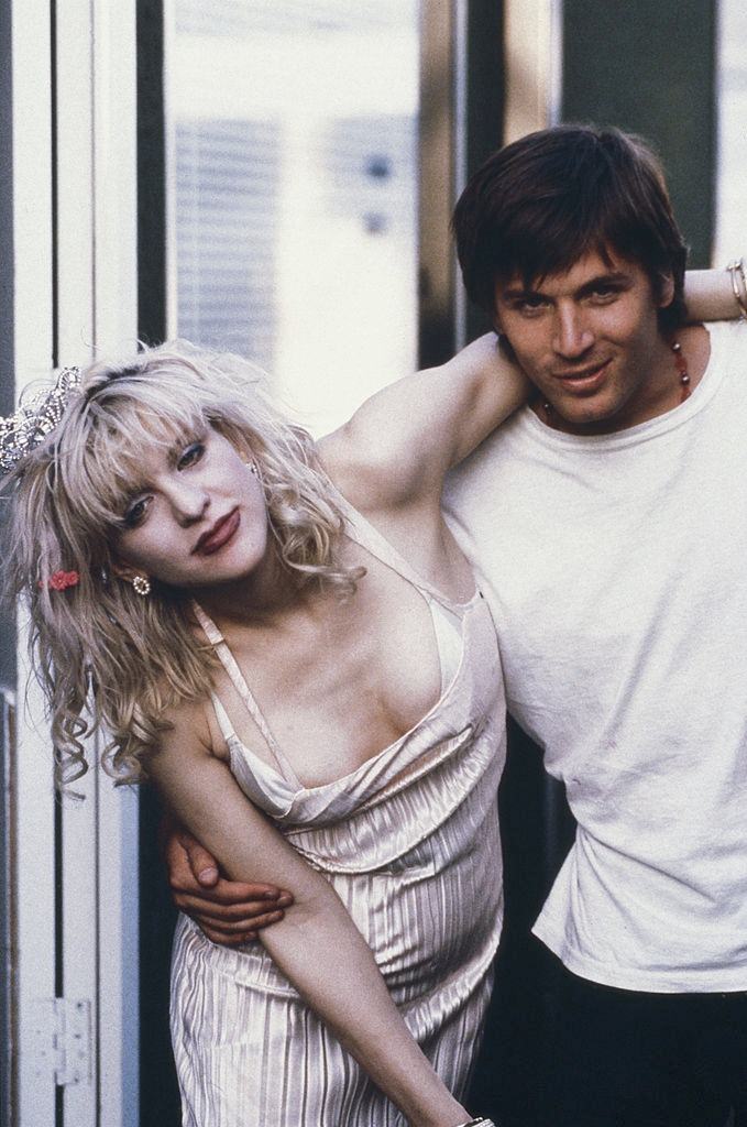 Courtney Love with Evan Dando, 1994.