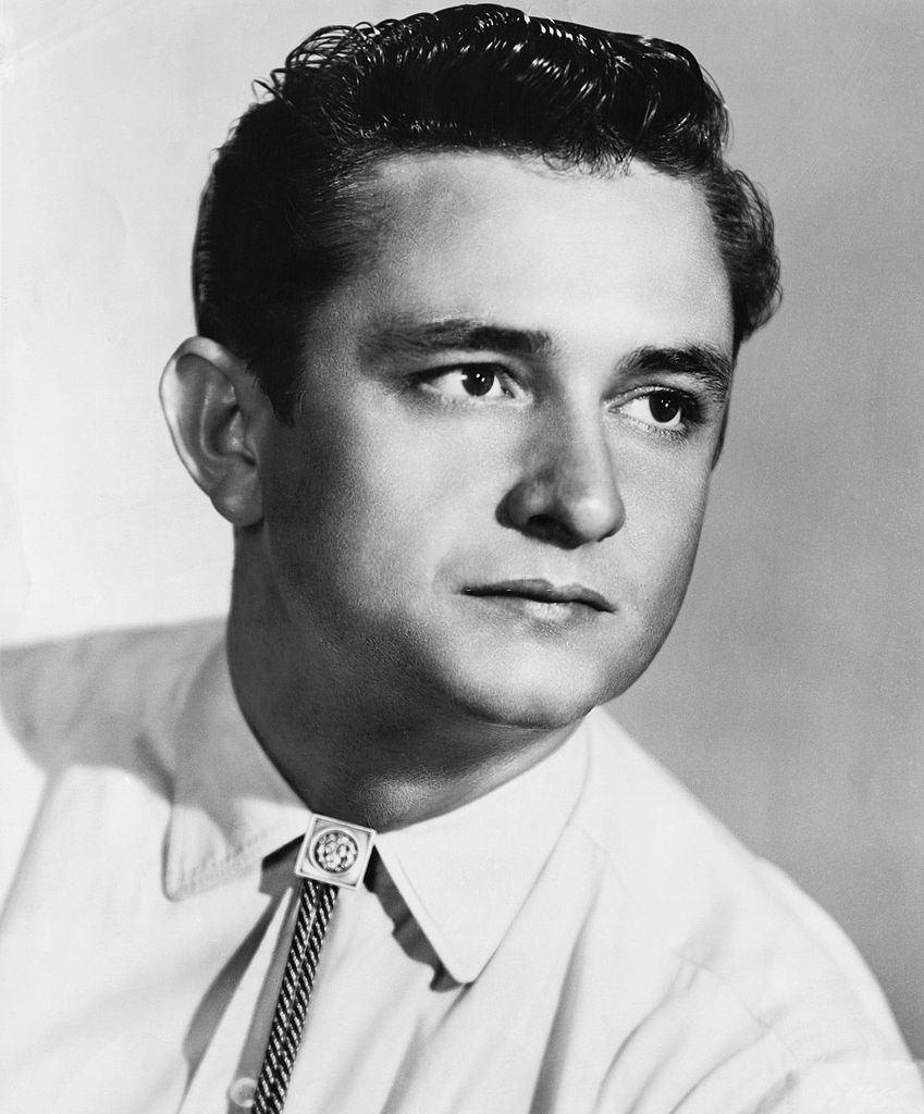 Johnny Cash in Memphis, when he was 23.