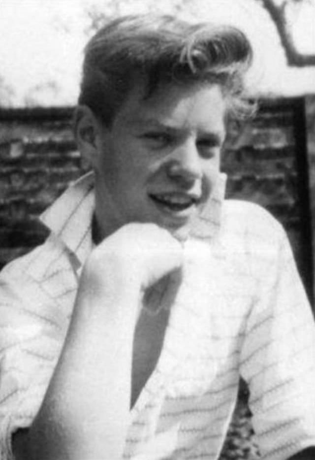 Mick Jagger in his teens.