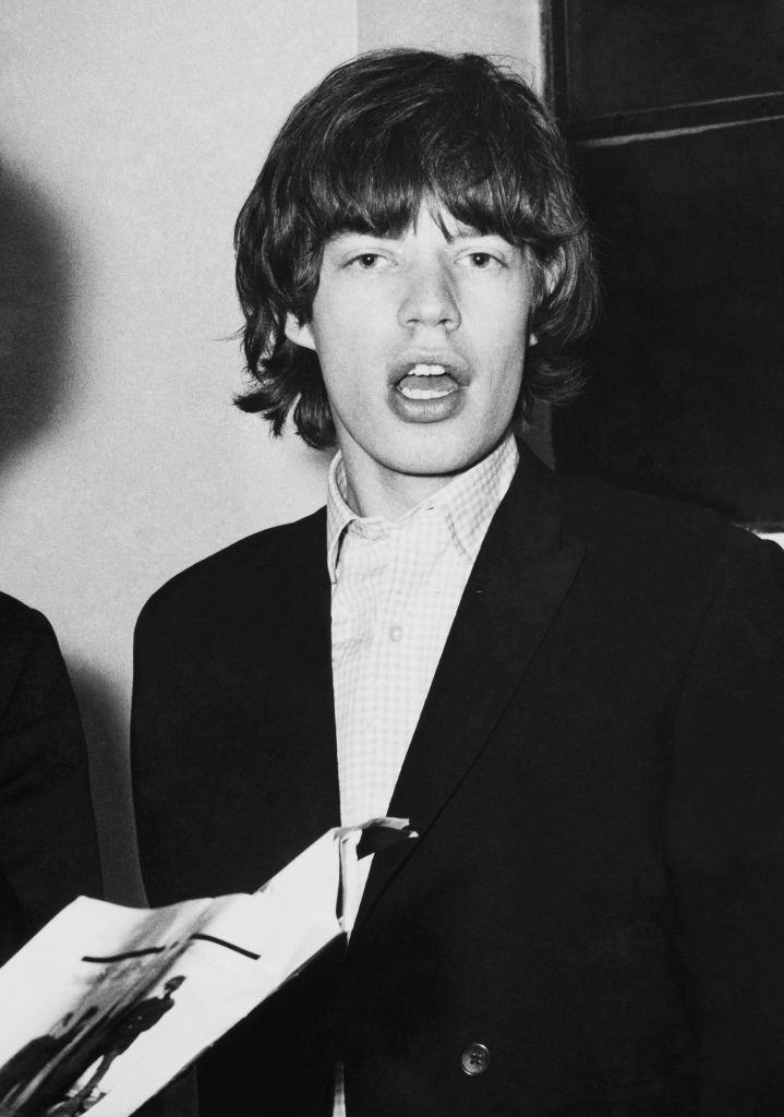 Portrait of young Mick Jagger, 1958.