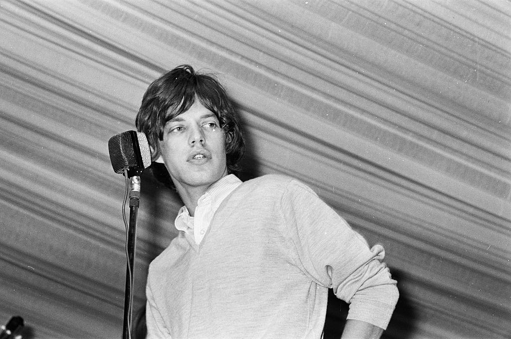 Mick Jagger s performs on stage at the Fourth National Richmond Jazz & Blues Festival, 1964.