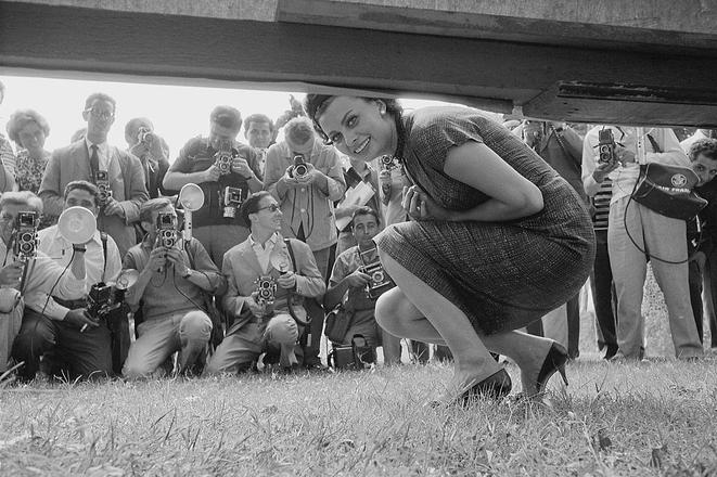 Sophia Loren at 19th Venice International Film Festival. Venice, 1958