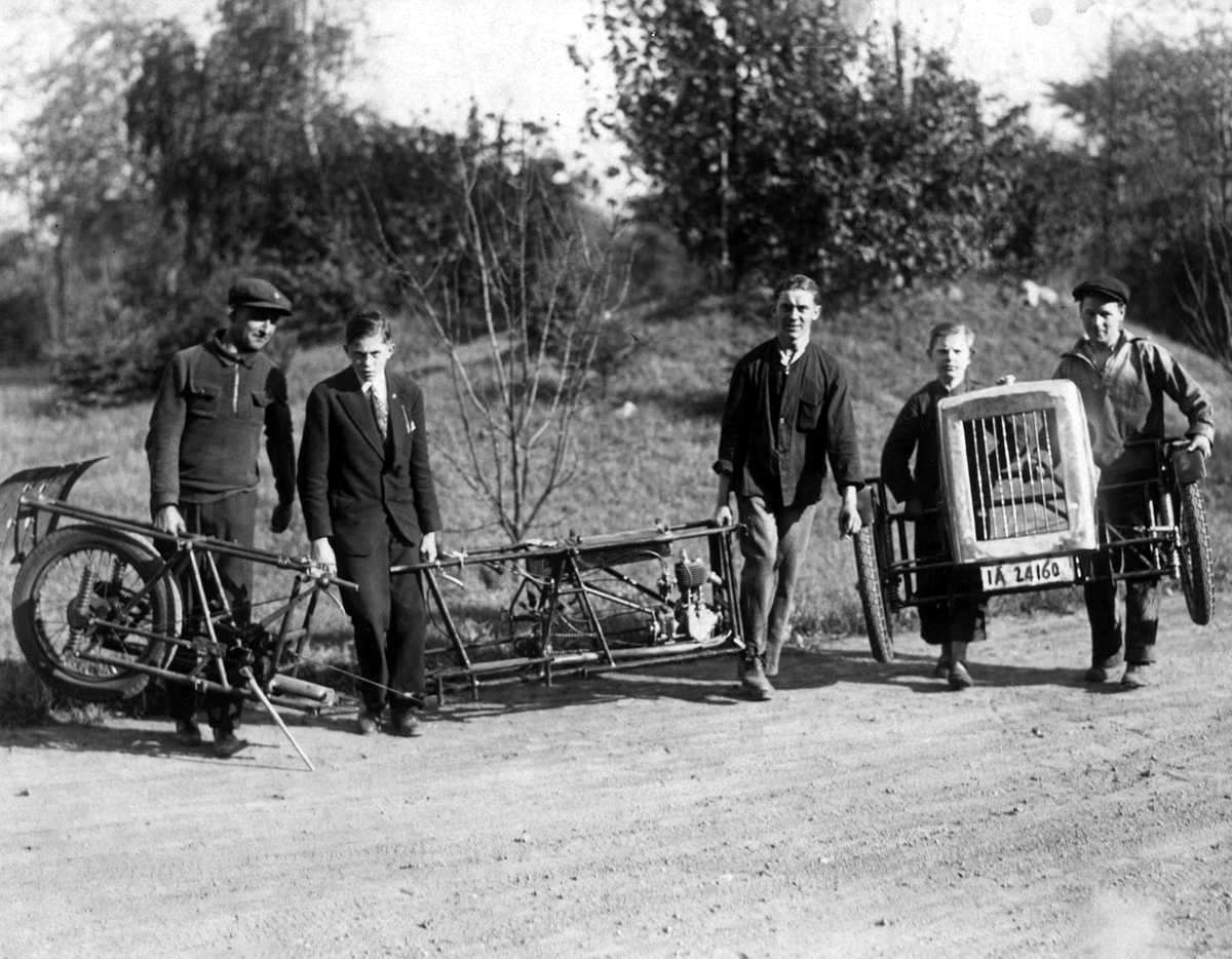 The World’s First Folding Car: Zaschka Folding Three-Wheeler Built In 1929