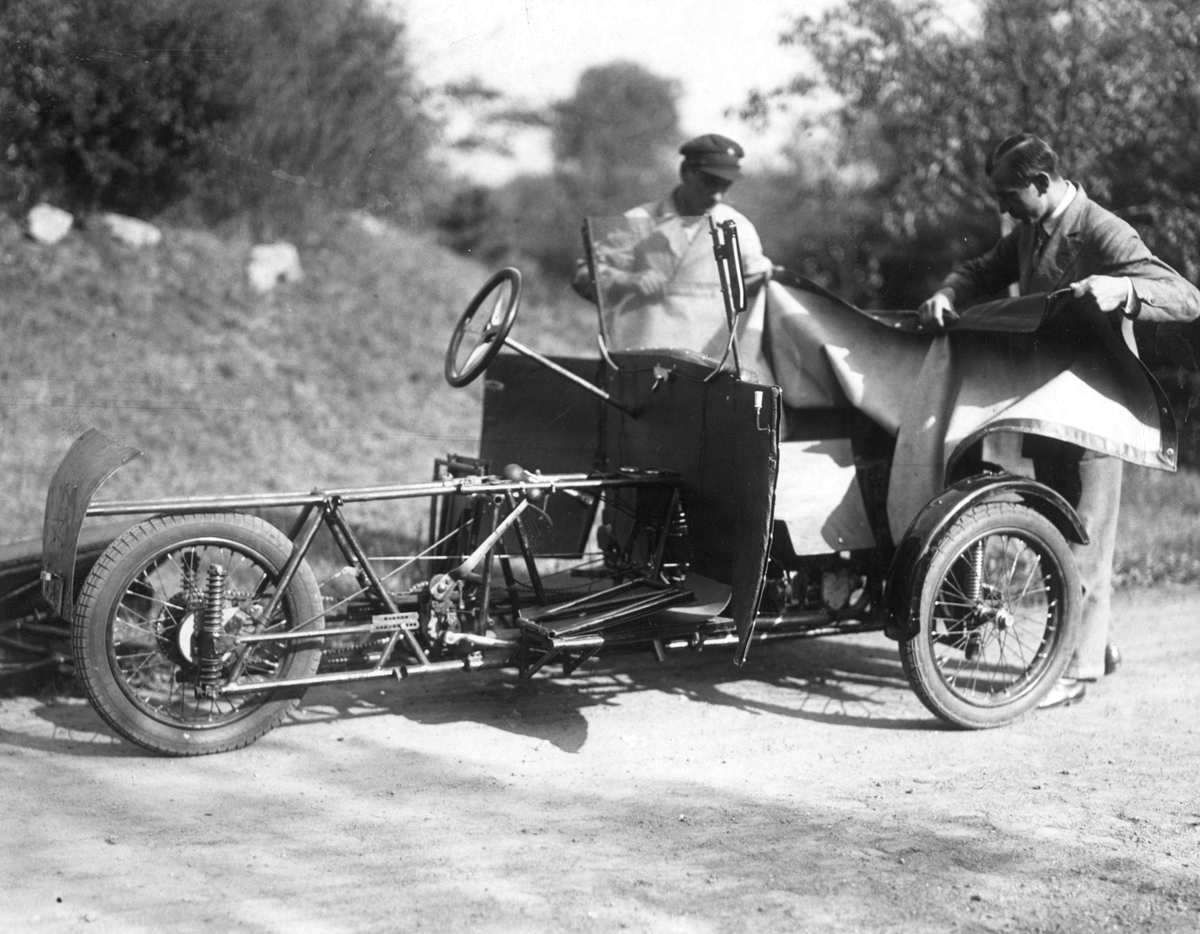 The World’s First Folding Car: Zaschka Folding Three-Wheeler Built In 1929
