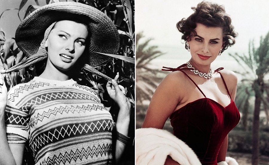 young Sophia Loren