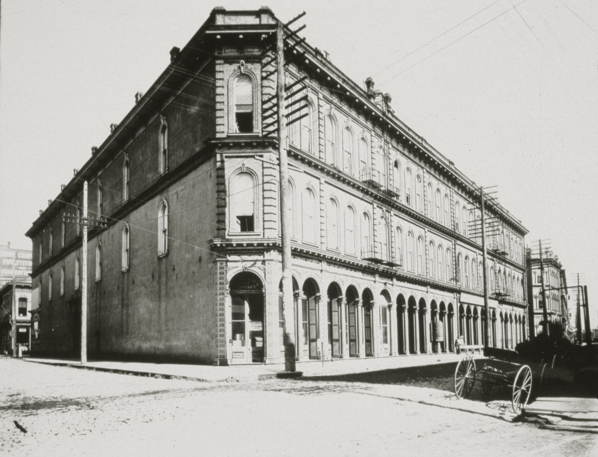 Lewis & Flanders Block, Ankeny Block, 1900.