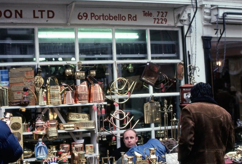 Portobello Rd, London, 1980