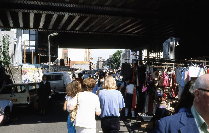 Portobello Rd Market, London, 1982