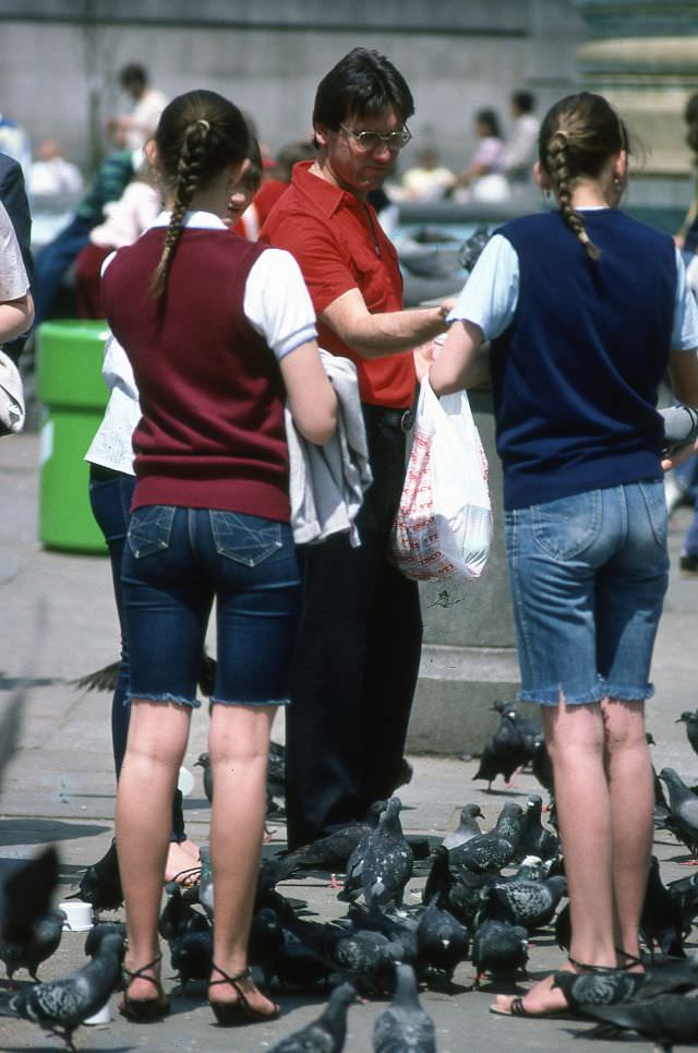 Trafalgar Square, London, 1982