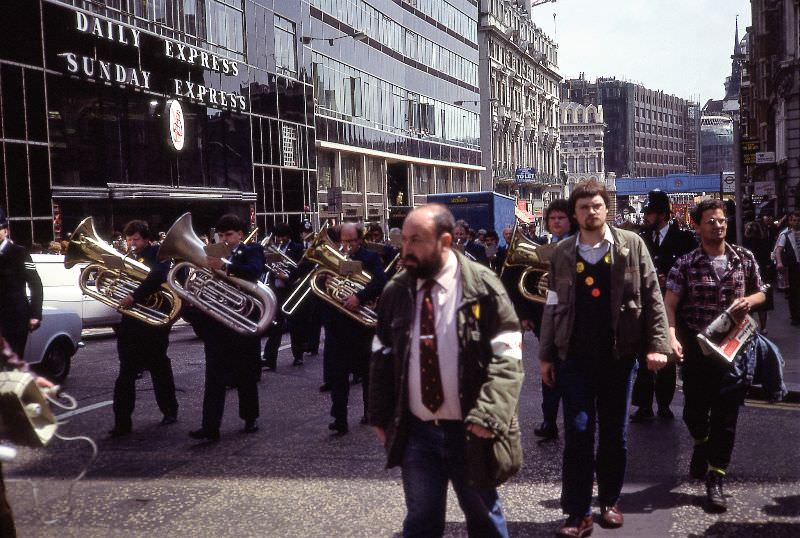 Daily Express building, Fleet Street, London, 1984