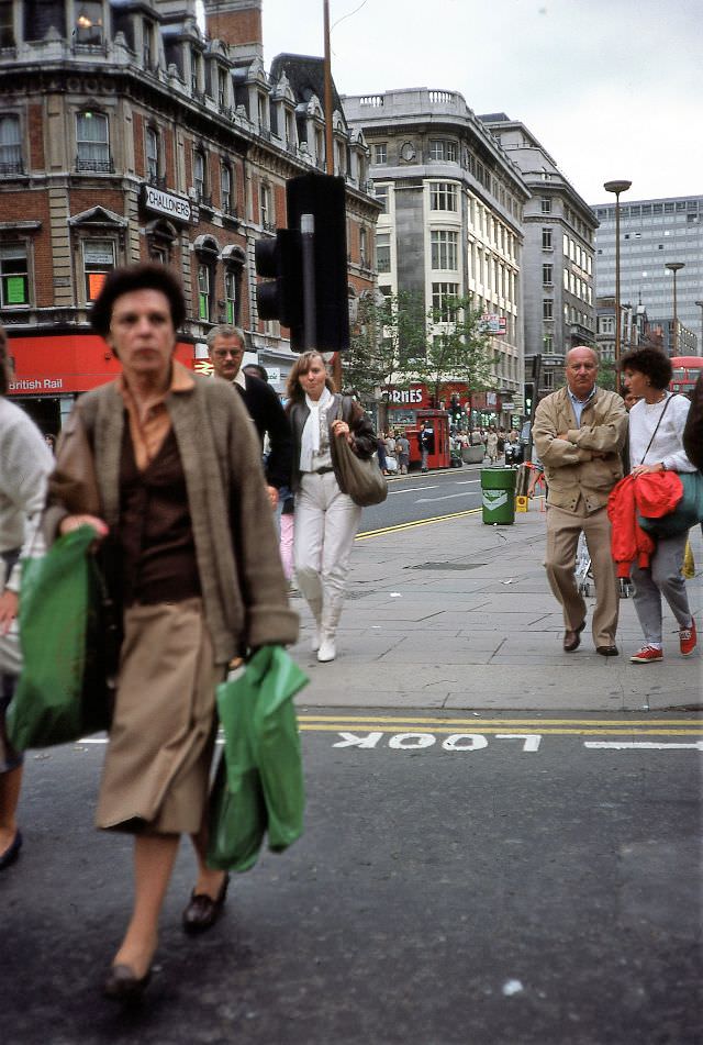Oxford Street, London, 1984 (looking west towards Marble Arch)