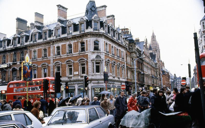 Oxford Street, London, 1980 (corner of Duke Street)