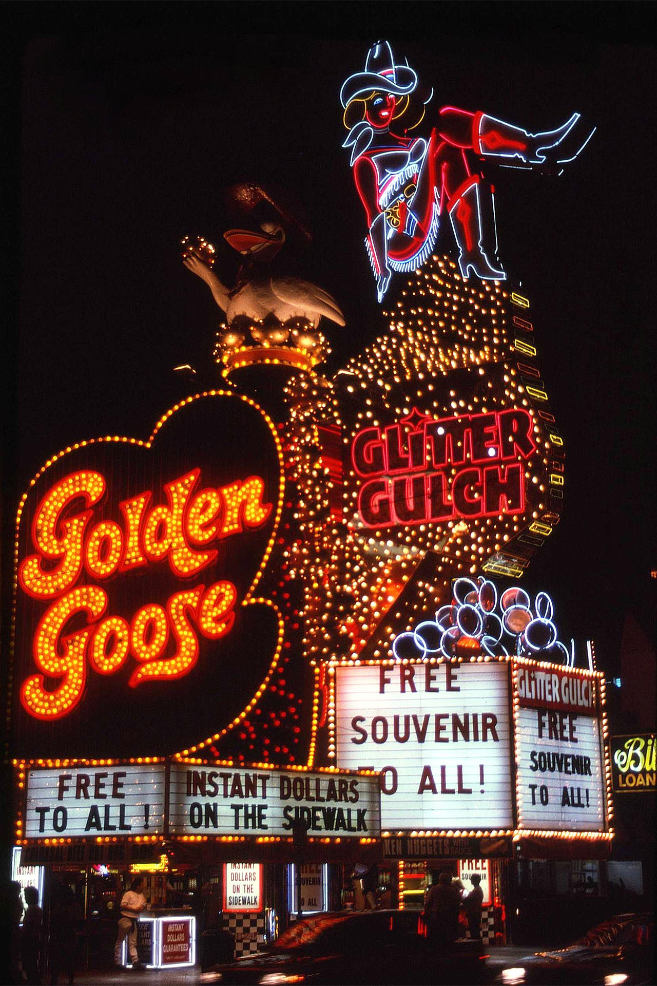 Golden Goose & Glitter Gulch c. 1990
