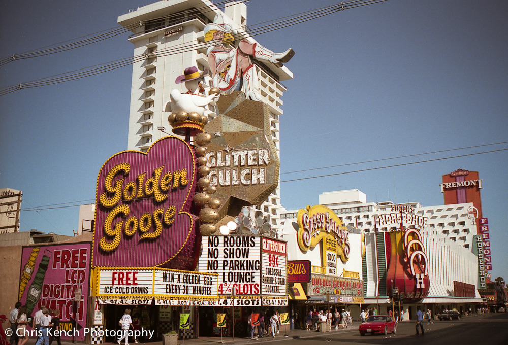 Golden Goose and Glitter Gulch, Las Vegas, 1991.