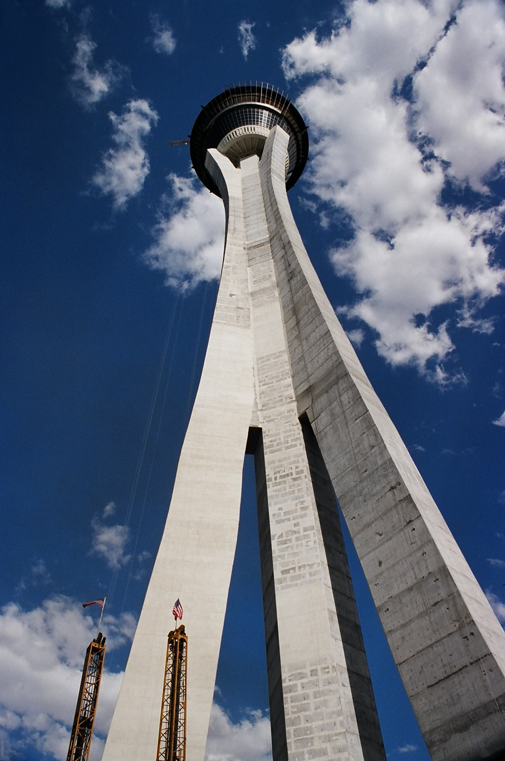 Stratosphere during construction, September 1995.