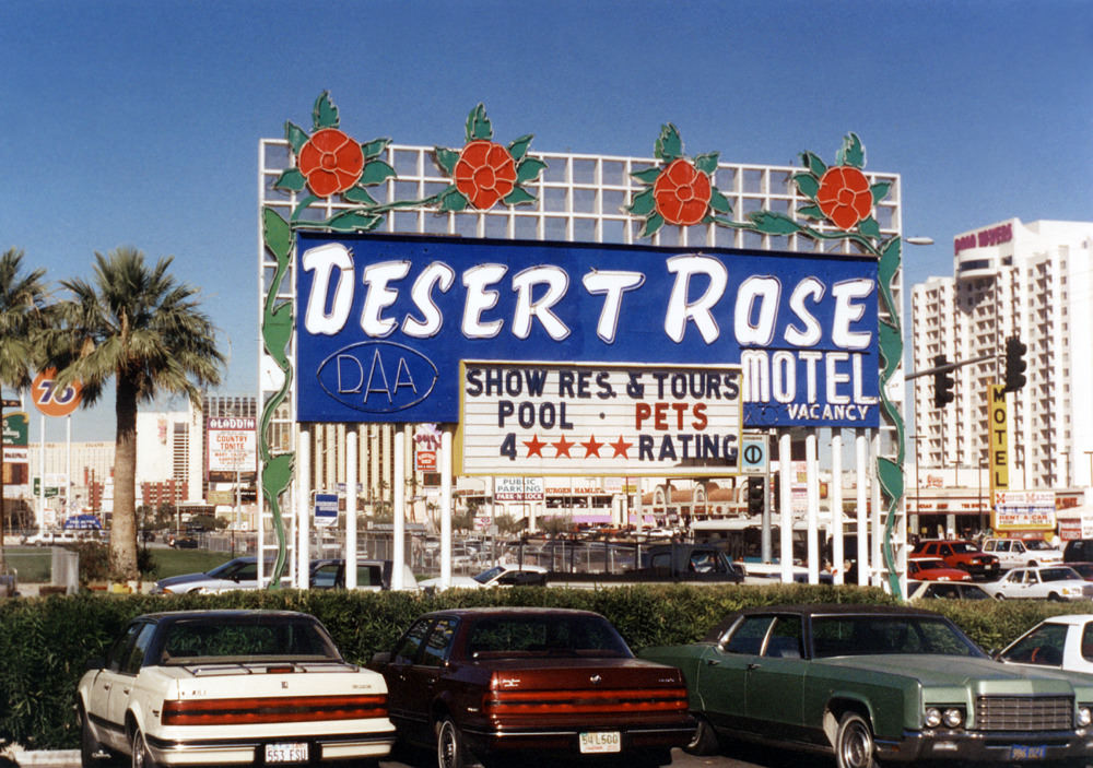 Desert Rose Motel, Las Vegas Strip, 1995.