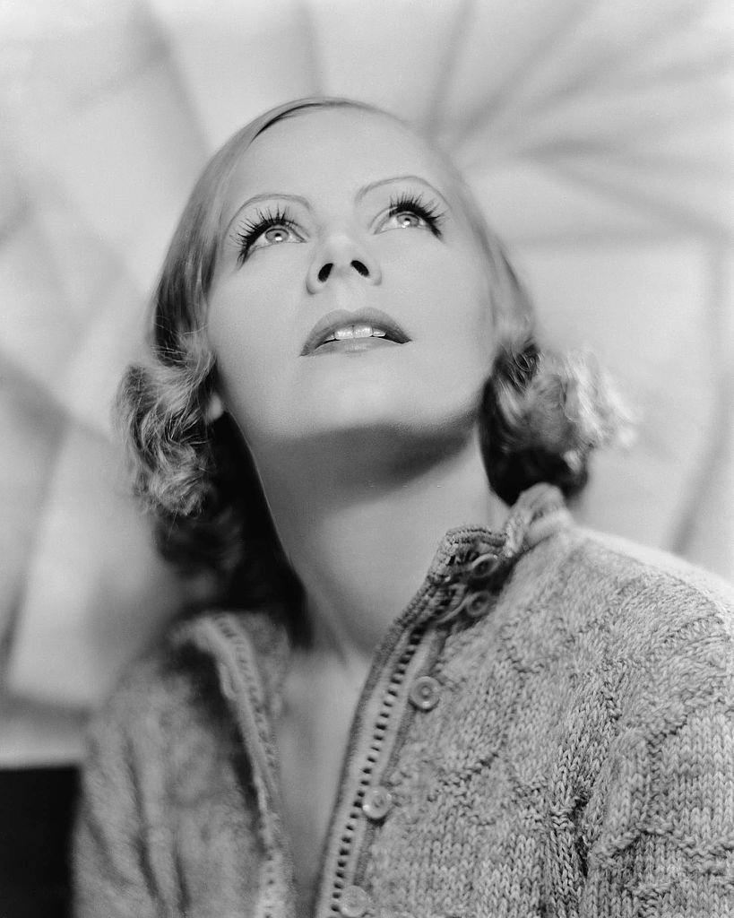 Greta Garbo during the filming of 'A Women of Affairs', 1928.