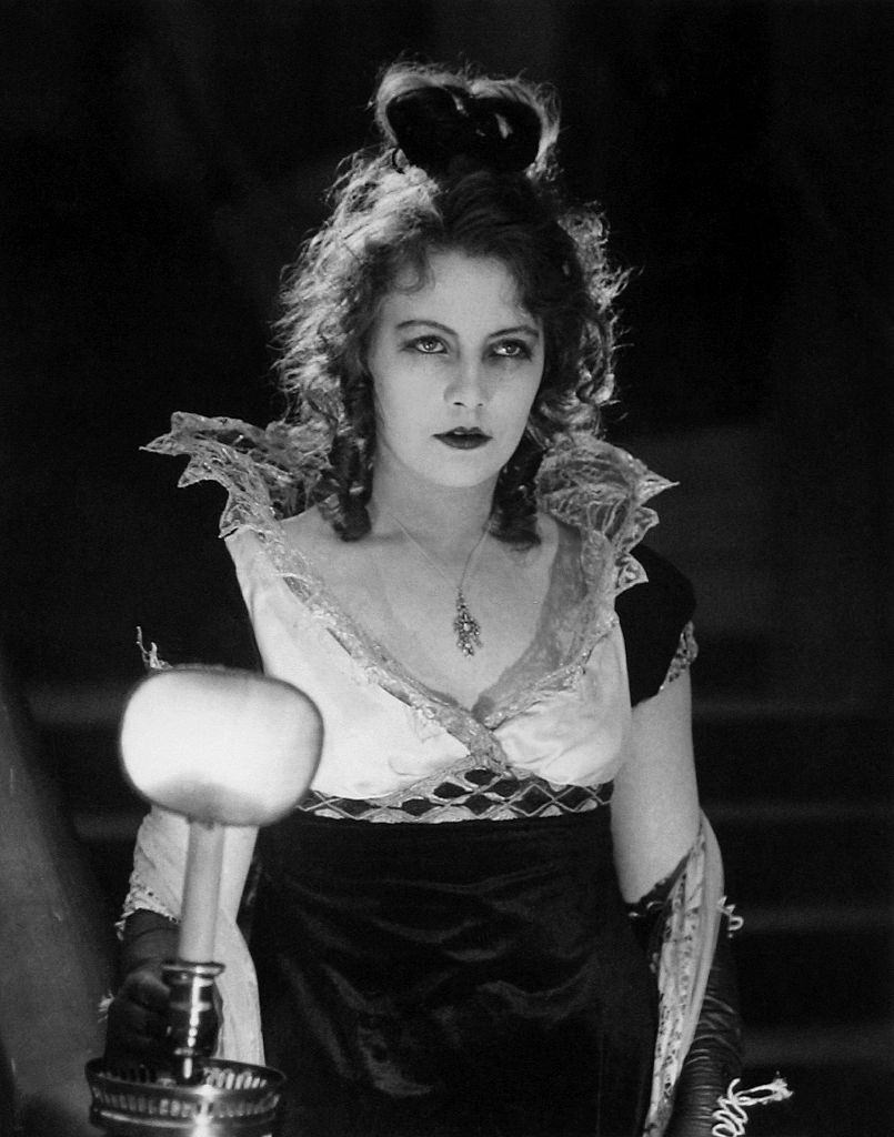 Greta Garbo in the movie "The Saga Of osta Berling", 1924.