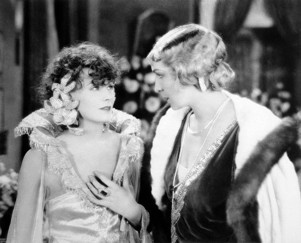 Greta Garbo with Dorothy Cumming in The Divine Woman, 1926.