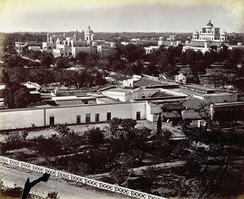 View of the city of Lucknow, 1870s.