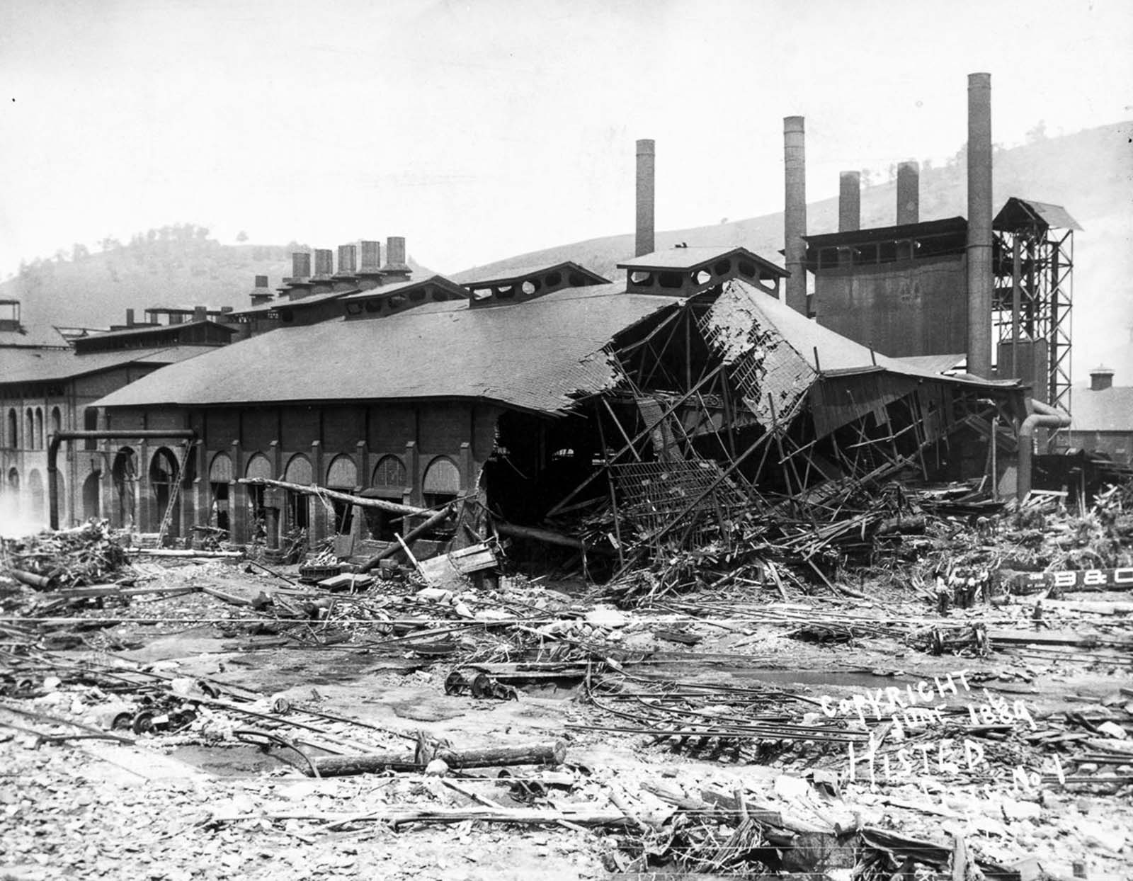 The Cambria Iron Works building.