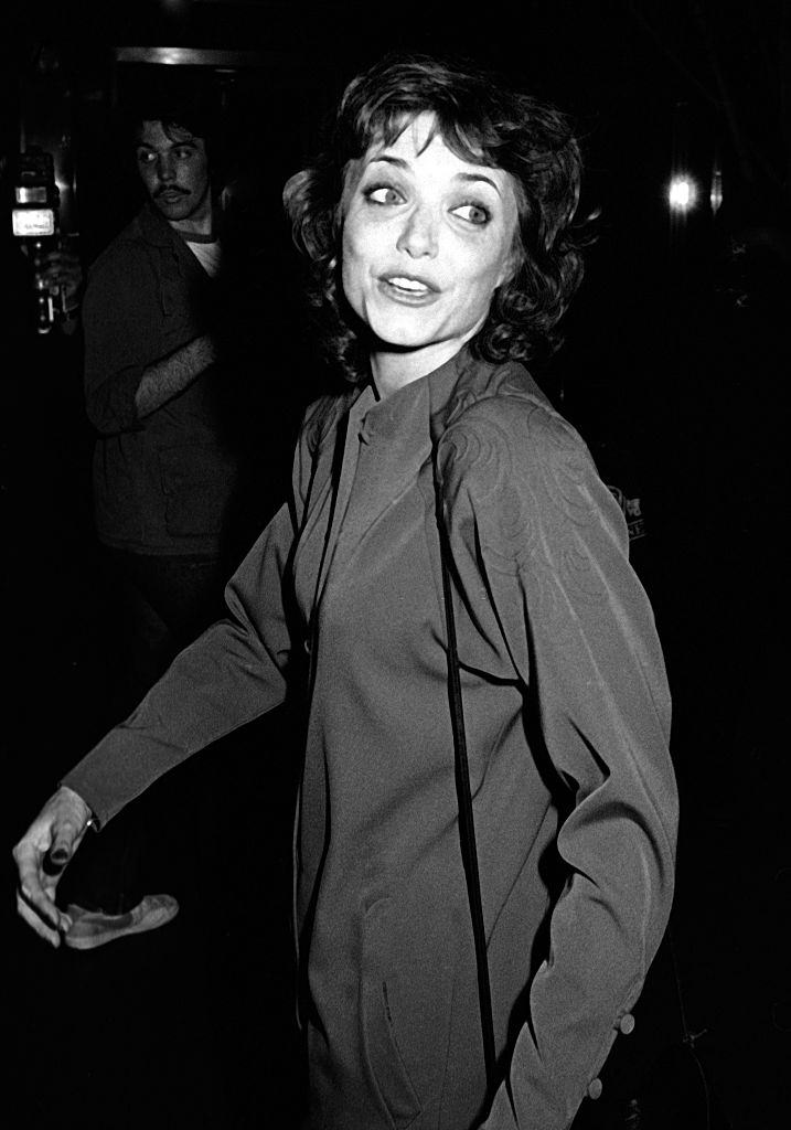 Karen Allen attends "Private Lives" Performance Party on May 5, 1983