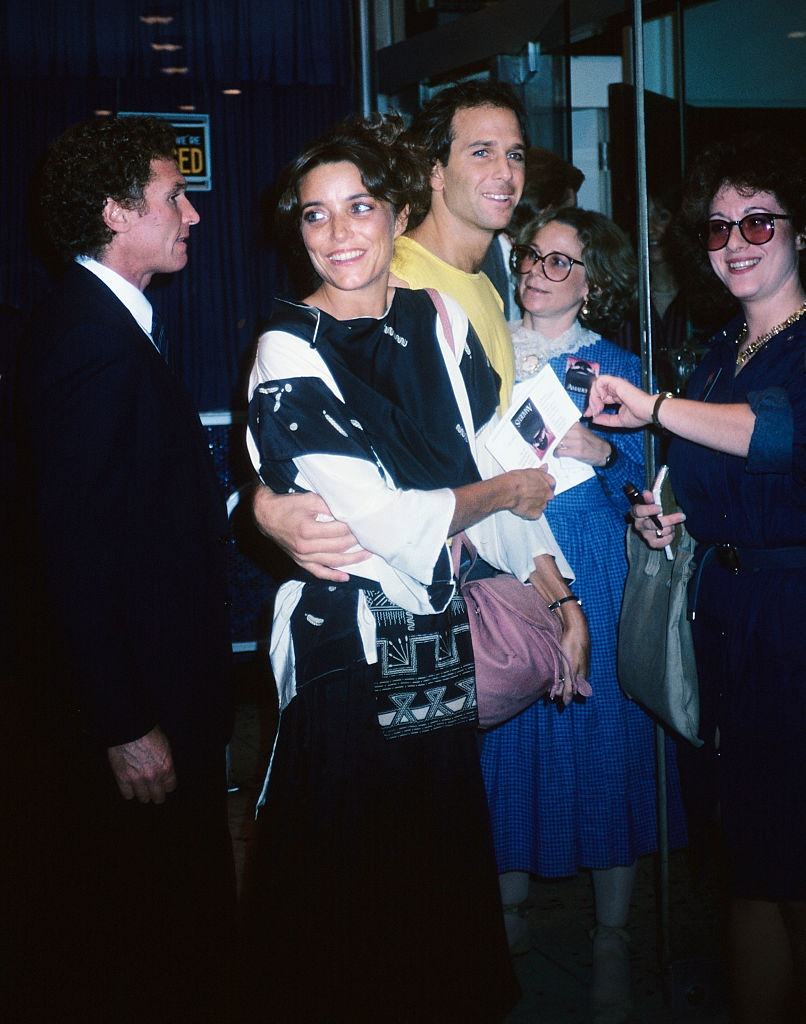 Karen Allen with her boyfriend in New York City on May 15, 1984.