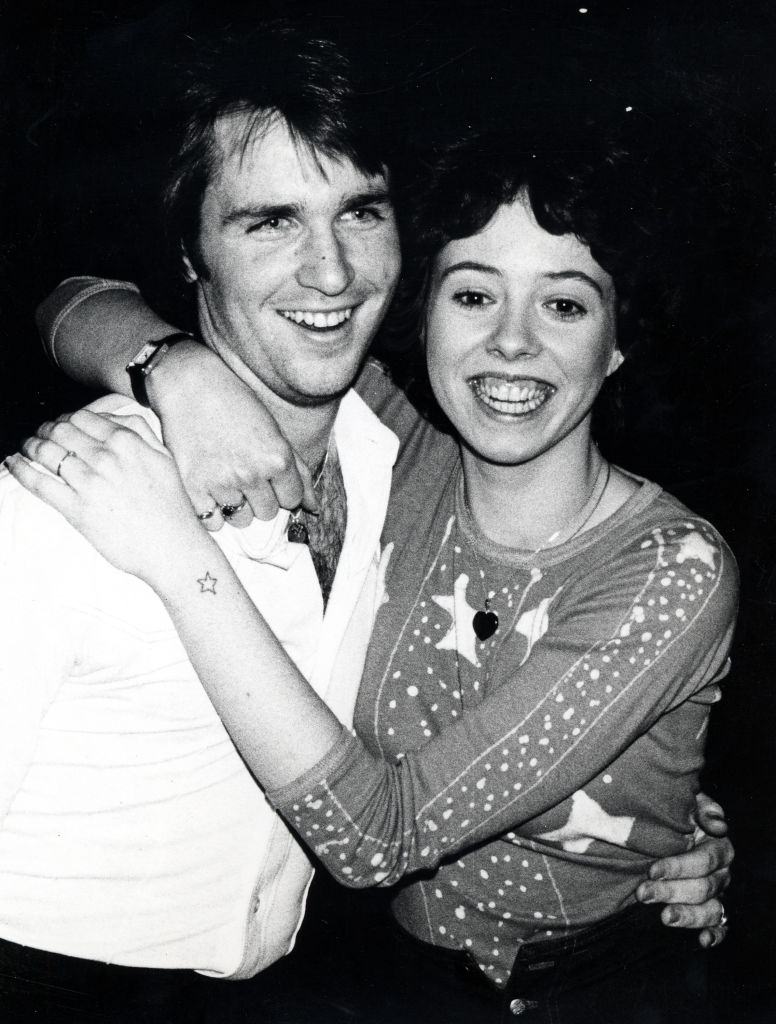 Mackenzie Phillips with Jim O'Connor, 1977.