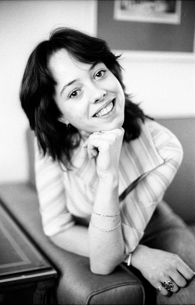 Close-up portrait of Mackenzie Phillips, 1975.