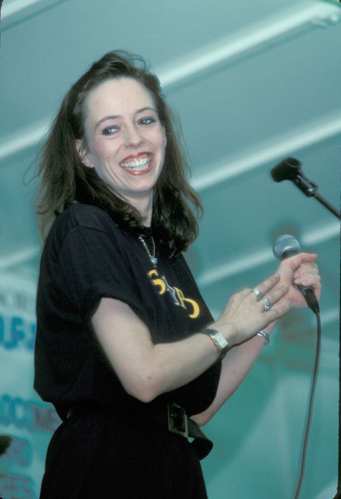 Mackenzie Phillips Performing in a concert, 1990.