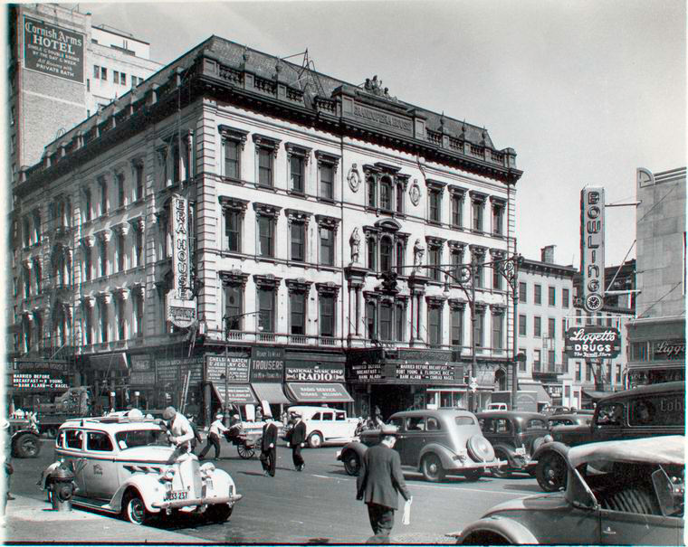 Grand Opera House, northwest corner, West 23rd Street and Eighth Avenue, Manhattan, September 03, 1937