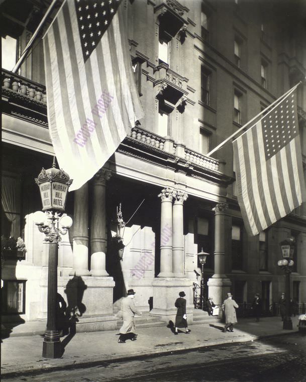 Murray Hill hotel, Manhattan, November 19, 1935