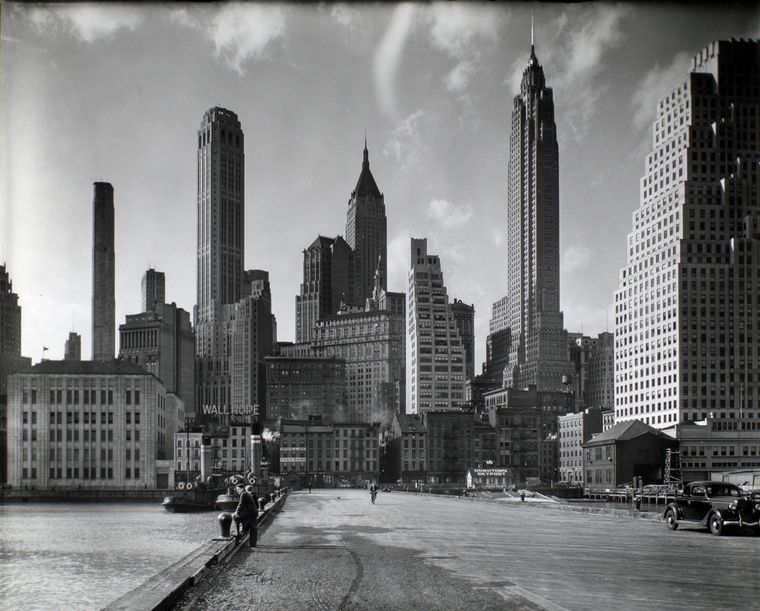 South Street and Jones Lane, Manhattan, March 26, 1936
