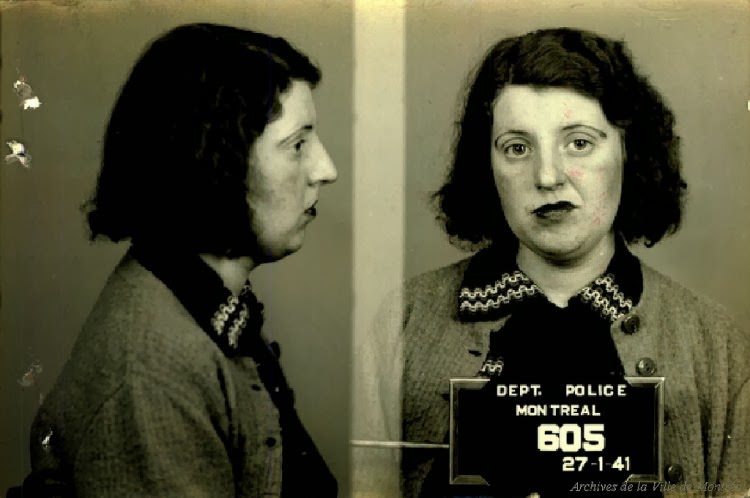 Gisele Roy, aka Marie-Jeanne Lambert, was arrested for prostitution in 1941