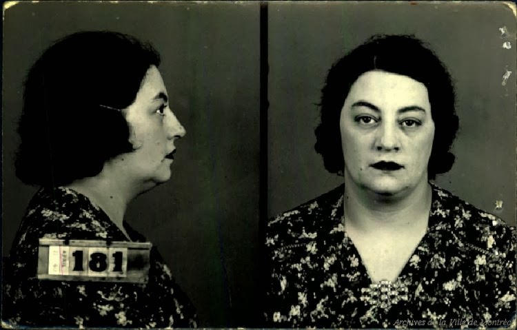 Jeanine Lebrun was arrested in April of 1940 for running a brothel.