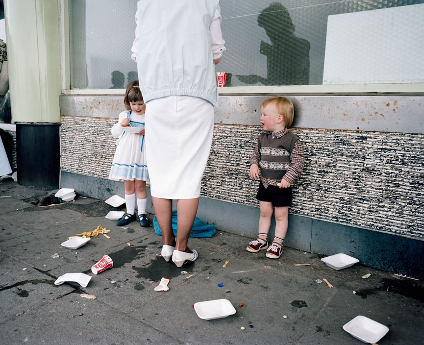 Gritty Photos of New Brighton from 1980s That Show How Working Class Enjoyed Their Holidays On Sea Side Resort