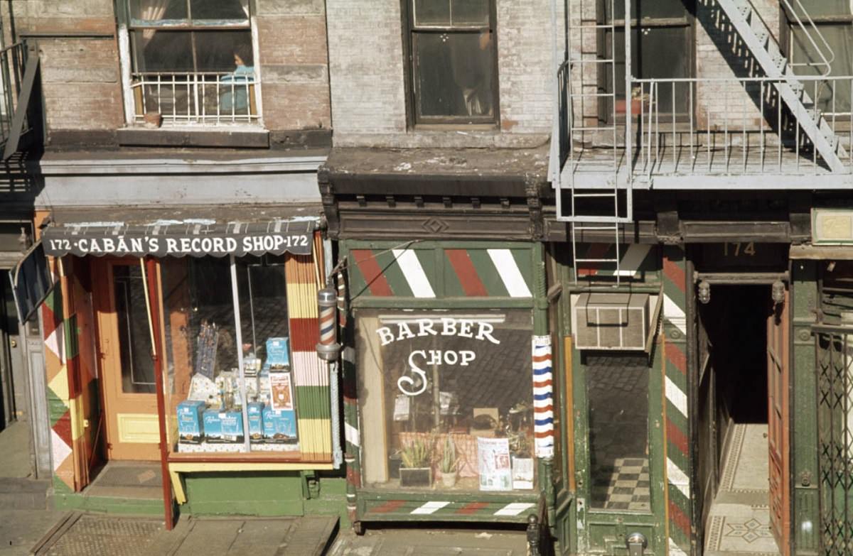 Auto repair shop, Bronx, 1973.