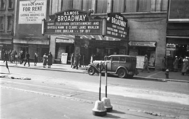B.S. Moss Broadway Theatre, NY, October 1931