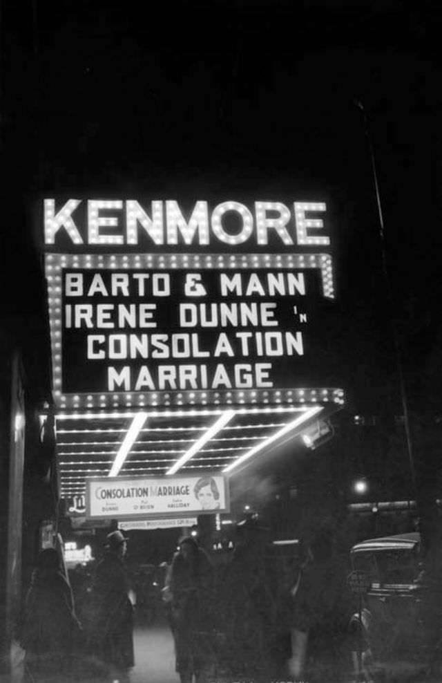 Kenmore Theatre, Brooklyn, NY, December 1931