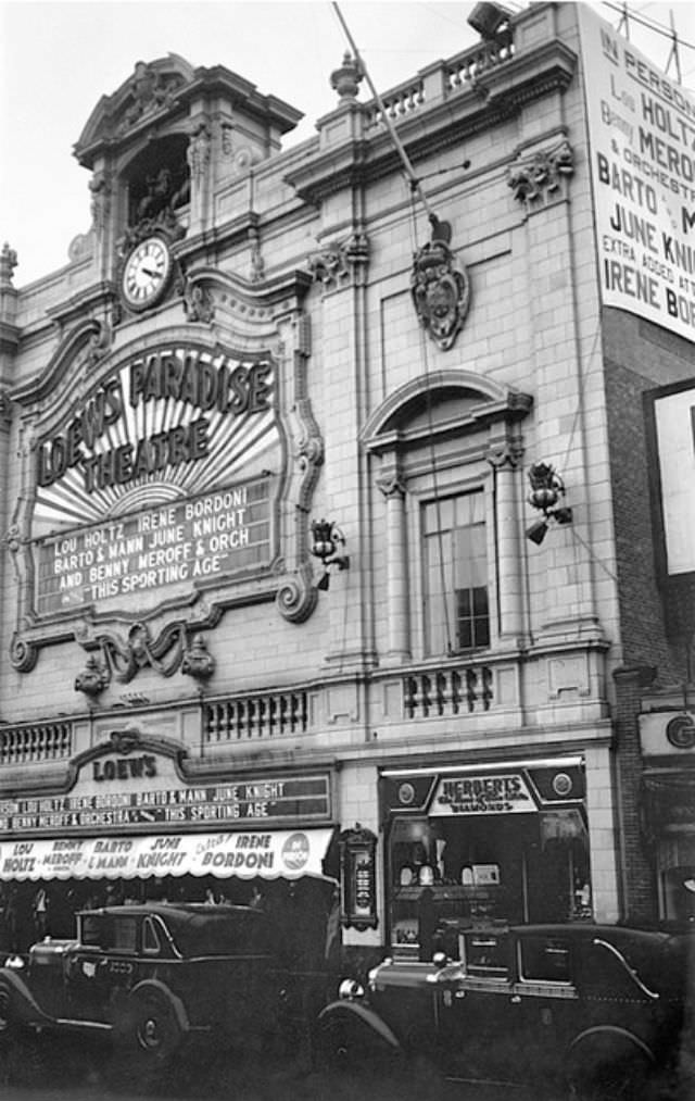 Loew’s Paradise Theatre, Bronx, New York, 1932