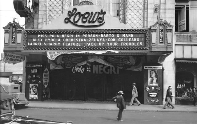 Loew's Rochester Theater, Rochester, NY, September 23, 1932