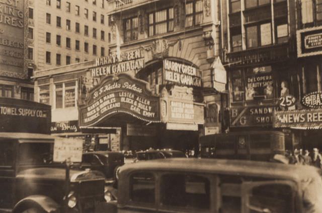 Palace Theatre, NY, January 1932