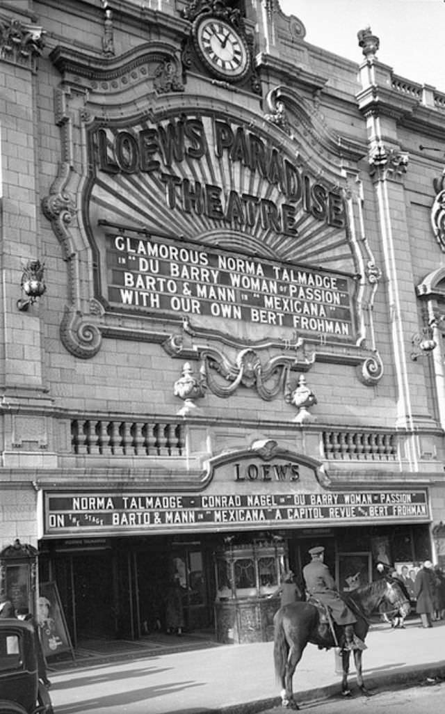 Loew’s Paradise Theatre, Bronx, New York, December 6, 1930