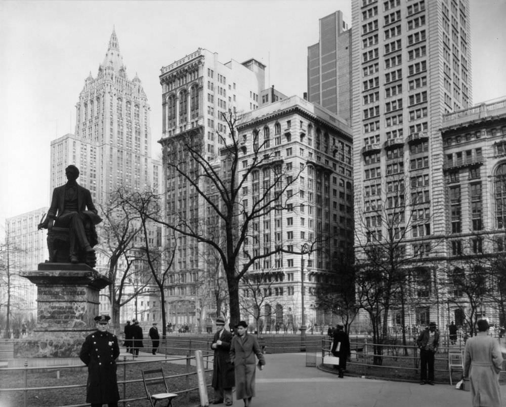 Madison Square, looking northeast, Manhattan.