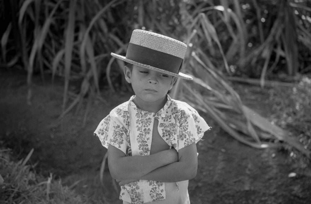 A boy on the road near Corozal.
