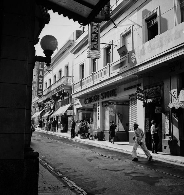 A street in San Juan.